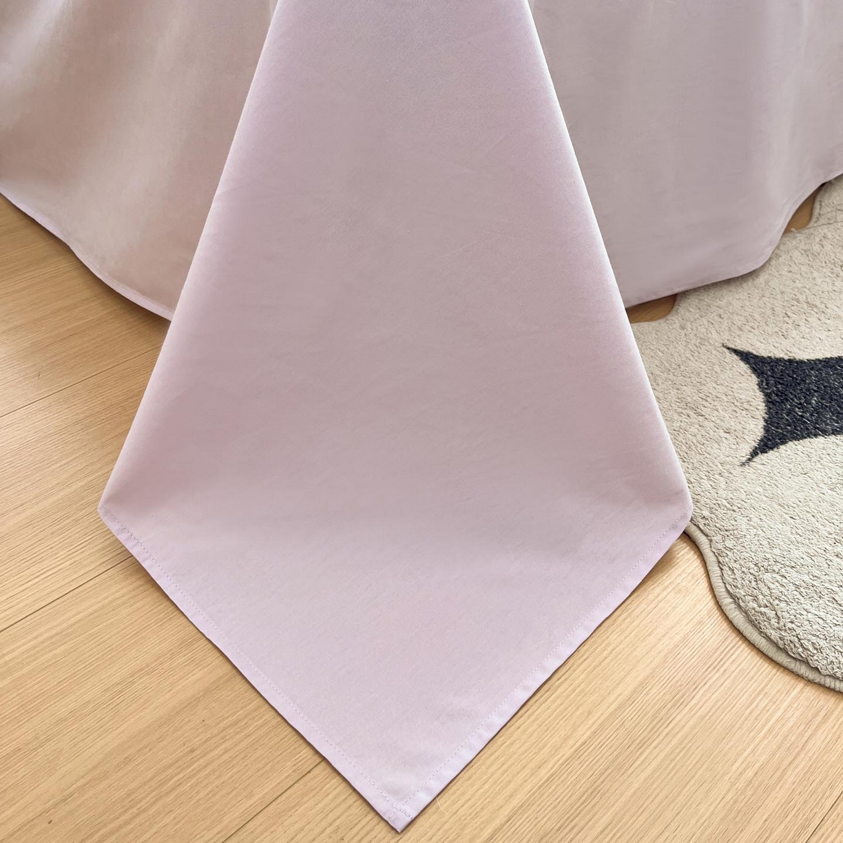 91家纺网 家纺一手货源 找家纺 涵宸家纺 2026新款全棉华夫格贝壳边四件套 洛芙琳