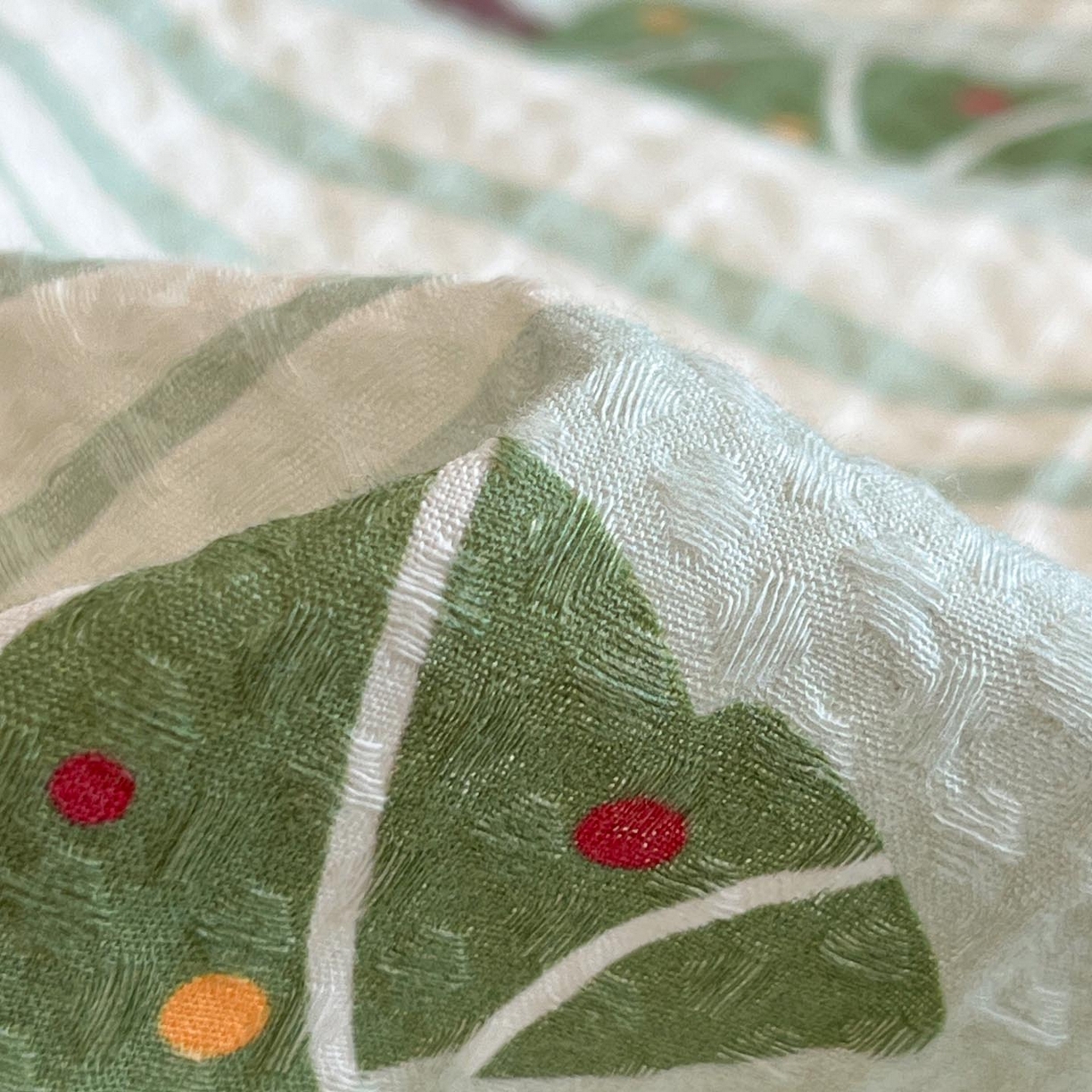 91家纺网 家纺一手货源 找家纺 涵宸家纺 2026新款全棉华夫格贝壳边四件套 青柠夏