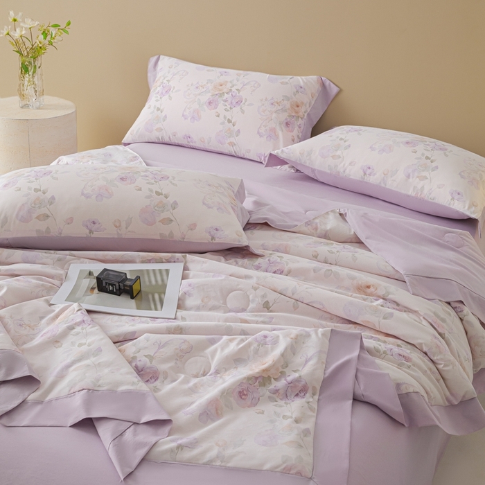 91家纺网 家纺一手货源 找家纺 （总）柒月家居 2026新款凉感冰丝夏被空调被夏凉被