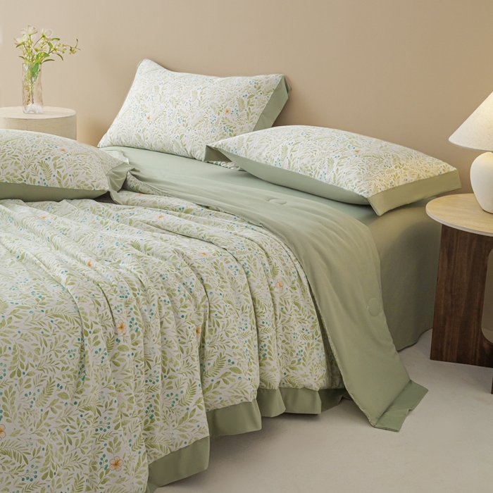 91家纺网 家纺一手货源 找家纺 （总）柒月家居 2026新款凉感冰丝夏被空调被夏凉被