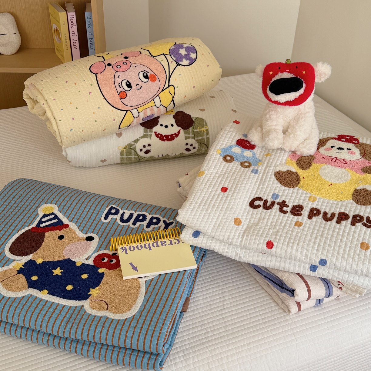 91家纺网 家纺一手货源 找家纺 顾里家纺 2026新款ins韩风床盖单品床盖单件三件套被套四件套 组合图仅供参考不可下单