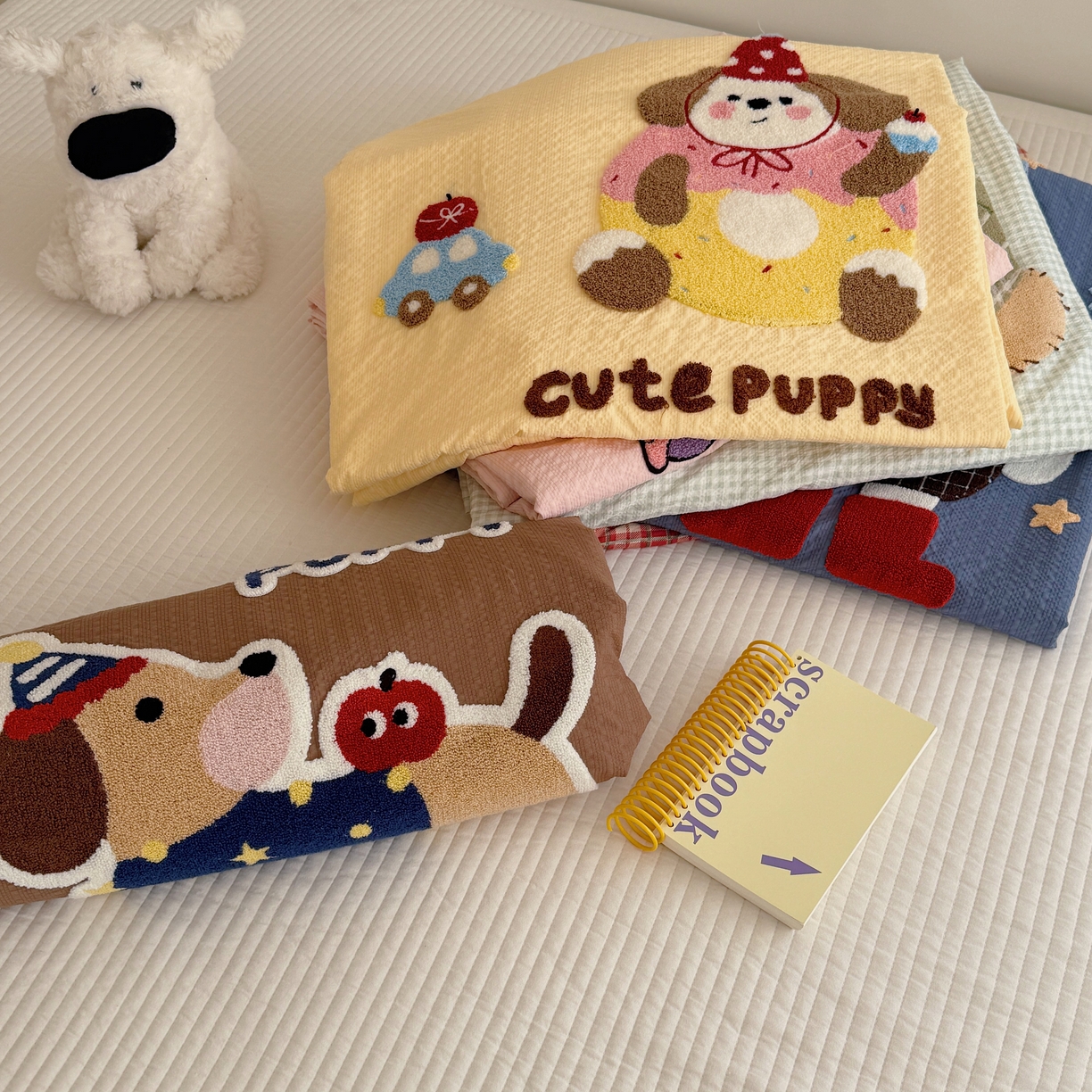 91家纺网 家纺一手货源 找家纺 顾里家纺 2026新款ins韩风床盖单品床盖单件三件套被套四件套 组合图仅供参考不可下单