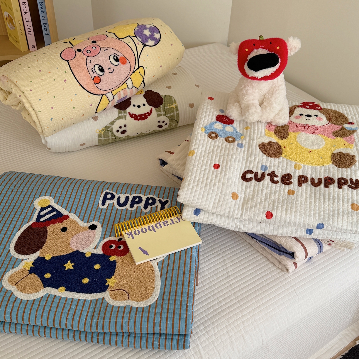 91家纺网 家纺一手货源 找家纺 顾里家纺 2026新款ins韩风床盖单品床盖单件三件套被套四件套 组合图仅供参考不可下单