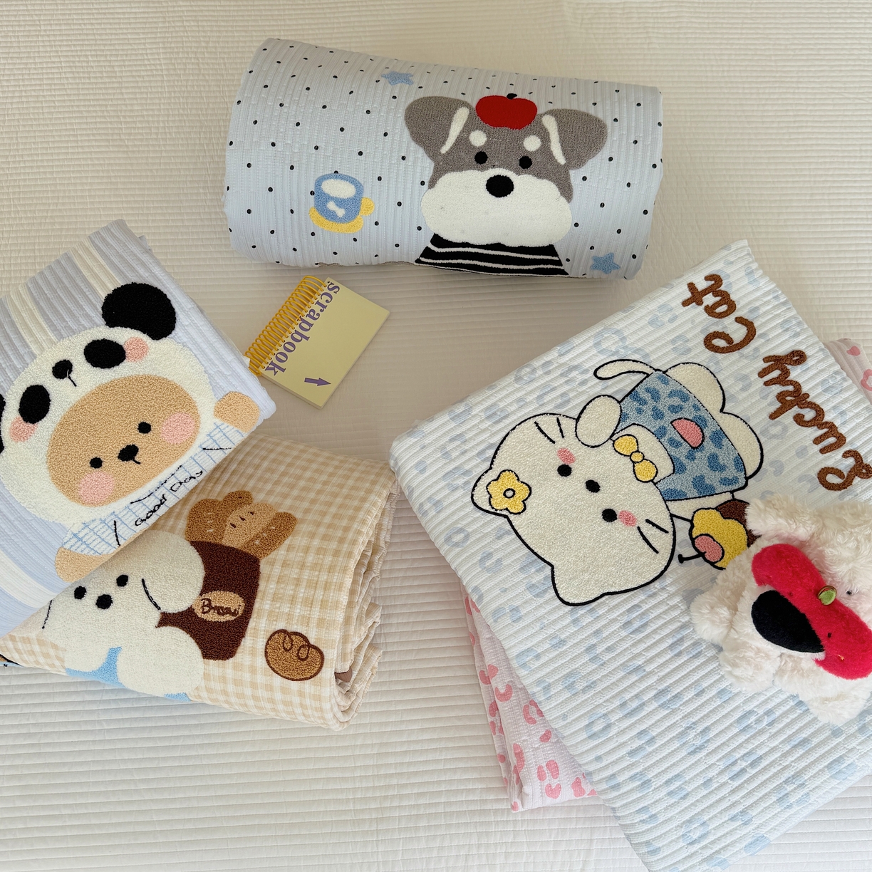 91家纺网 家纺一手货源 找家纺 顾里家纺 2026新款ins韩风床盖单品床盖单件三件套被套四件套 组合图仅供参考不可下单