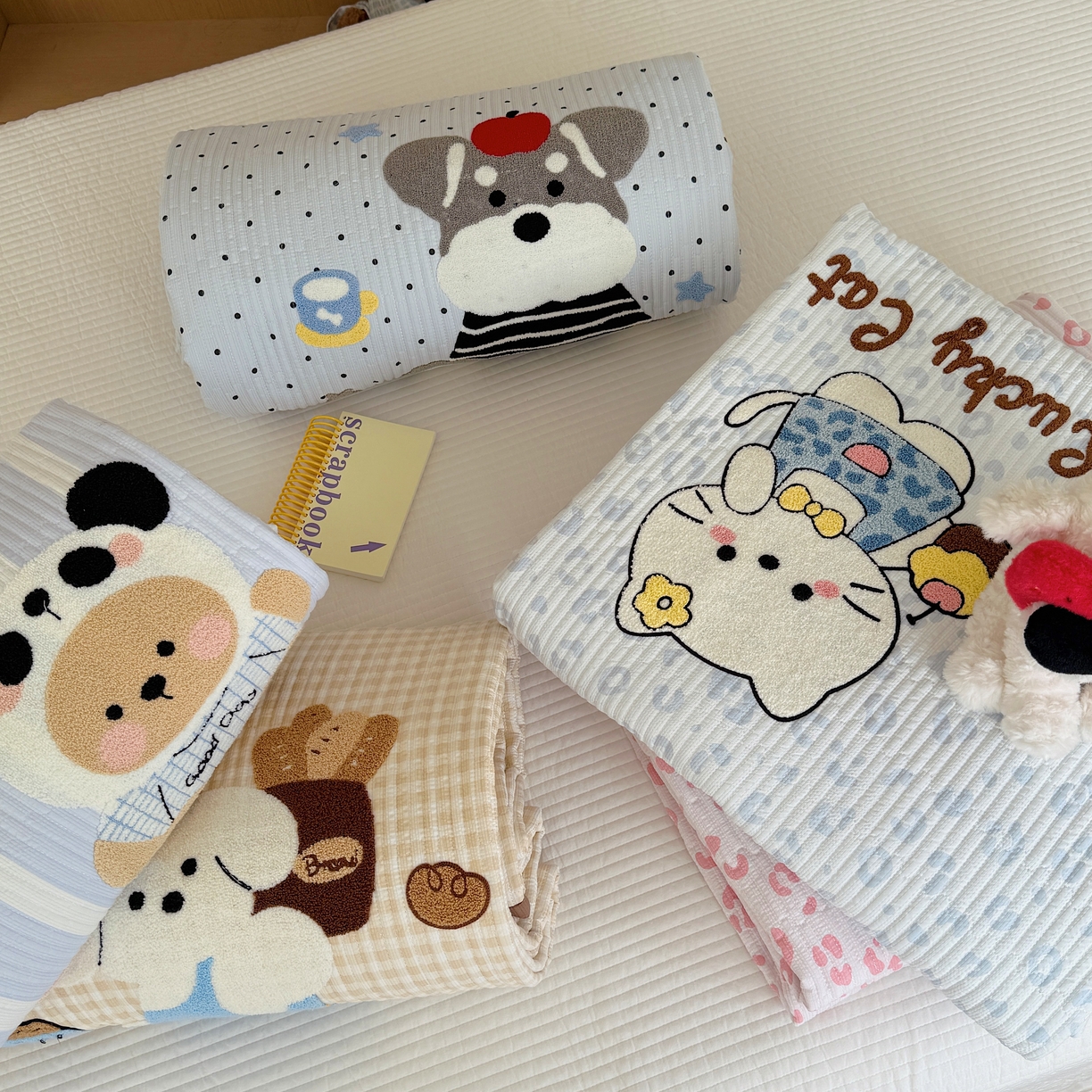 91家纺网 家纺一手货源 找家纺 顾里家纺 2026新款ins韩风床盖单品床盖单件三件套被套四件套 组合图仅供参考不可下单