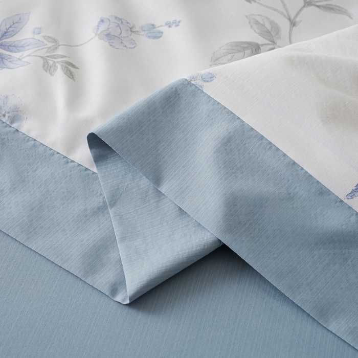 91家纺网 家纺一手货源 找家纺 柒月家居 2026新款凉感冰丝夏被空调被夏凉被 春溪蓝