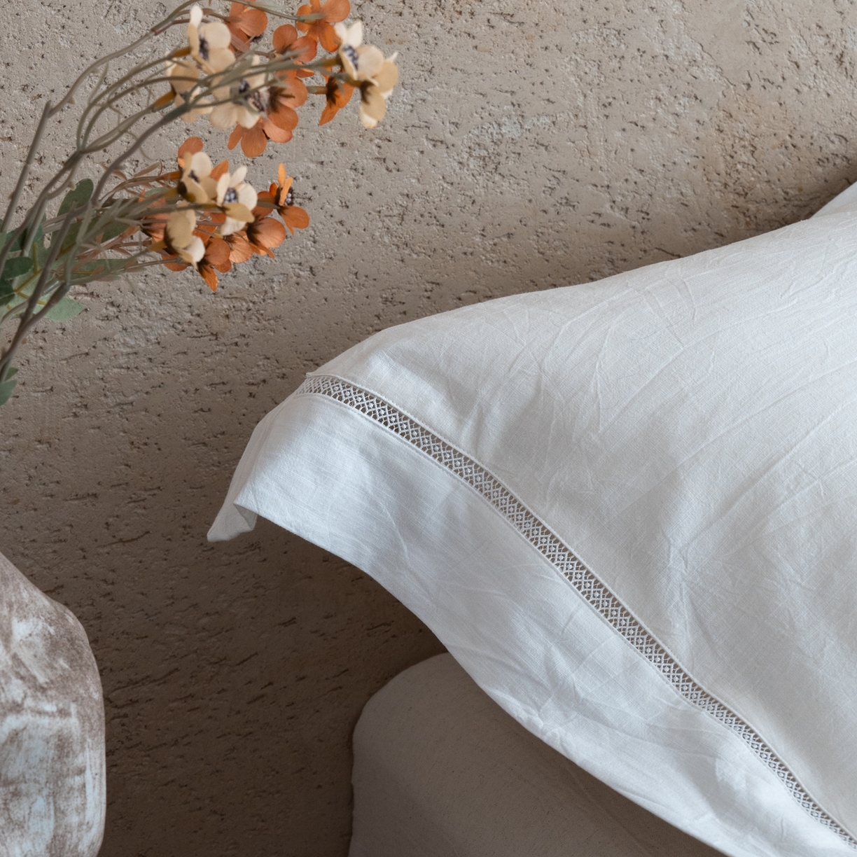 91家纺网 家纺一手货源 找家纺 （总）璞素家居 2026新款棉麻大豆镂空宽边夏被夏凉被空调被-陌白