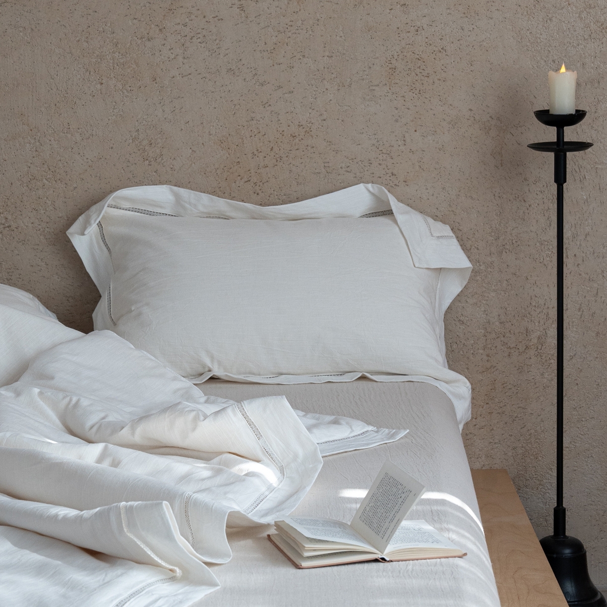 91家纺网 家纺一手货源 找家纺 （总）璞素家居 2026新款棉麻大豆镂空宽边夏被夏凉被空调被-陌白