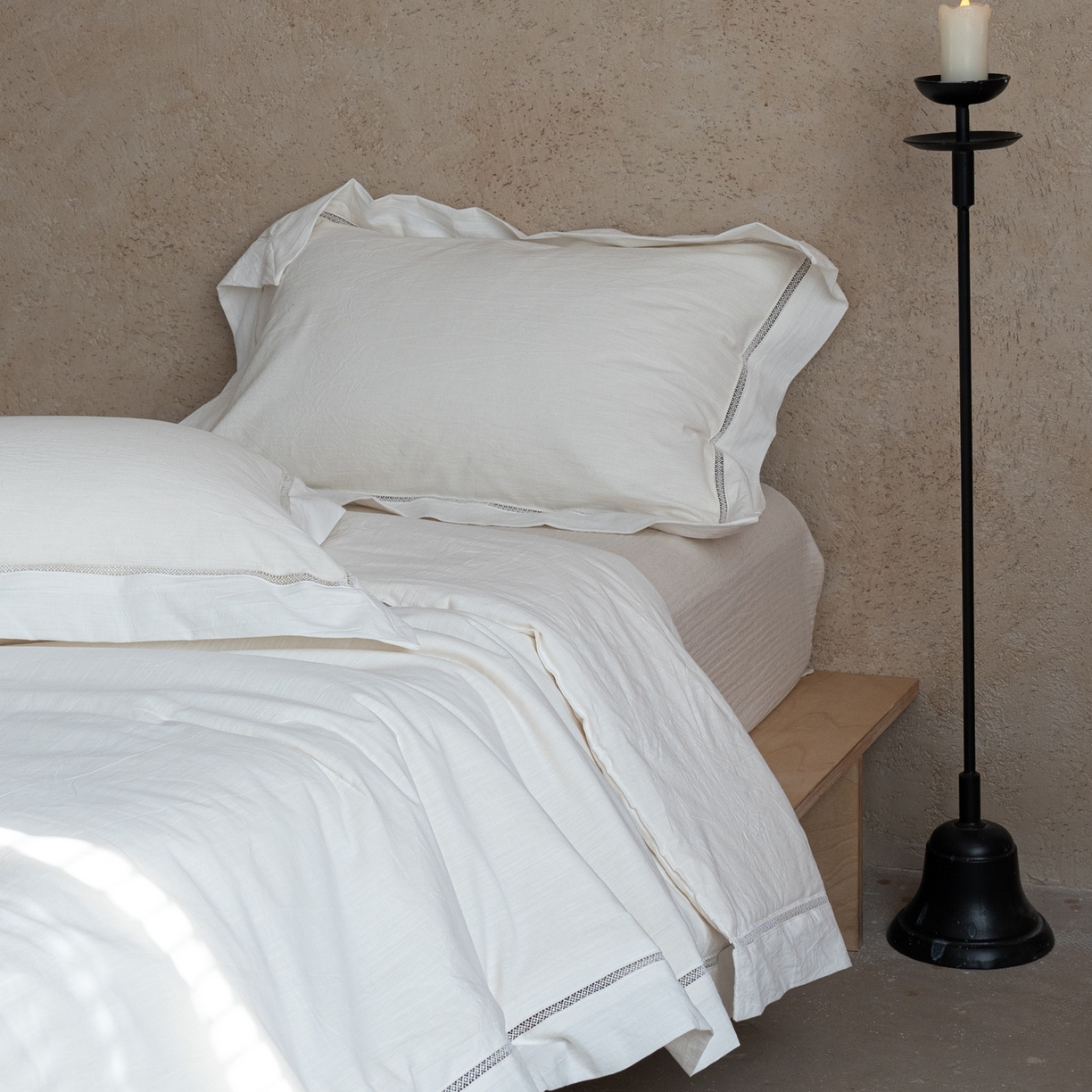 91家纺网 家纺一手货源 找家纺 （总）璞素家居 2026新款棉麻大豆镂空宽边夏被夏凉被空调被-陌白