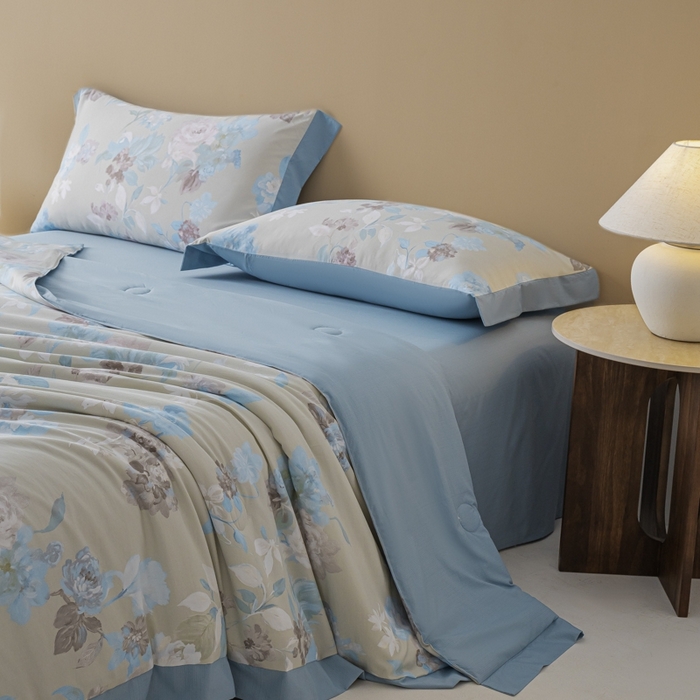 柒月家居 2026新款凉感冰丝夏被空调被夏凉被 南乔