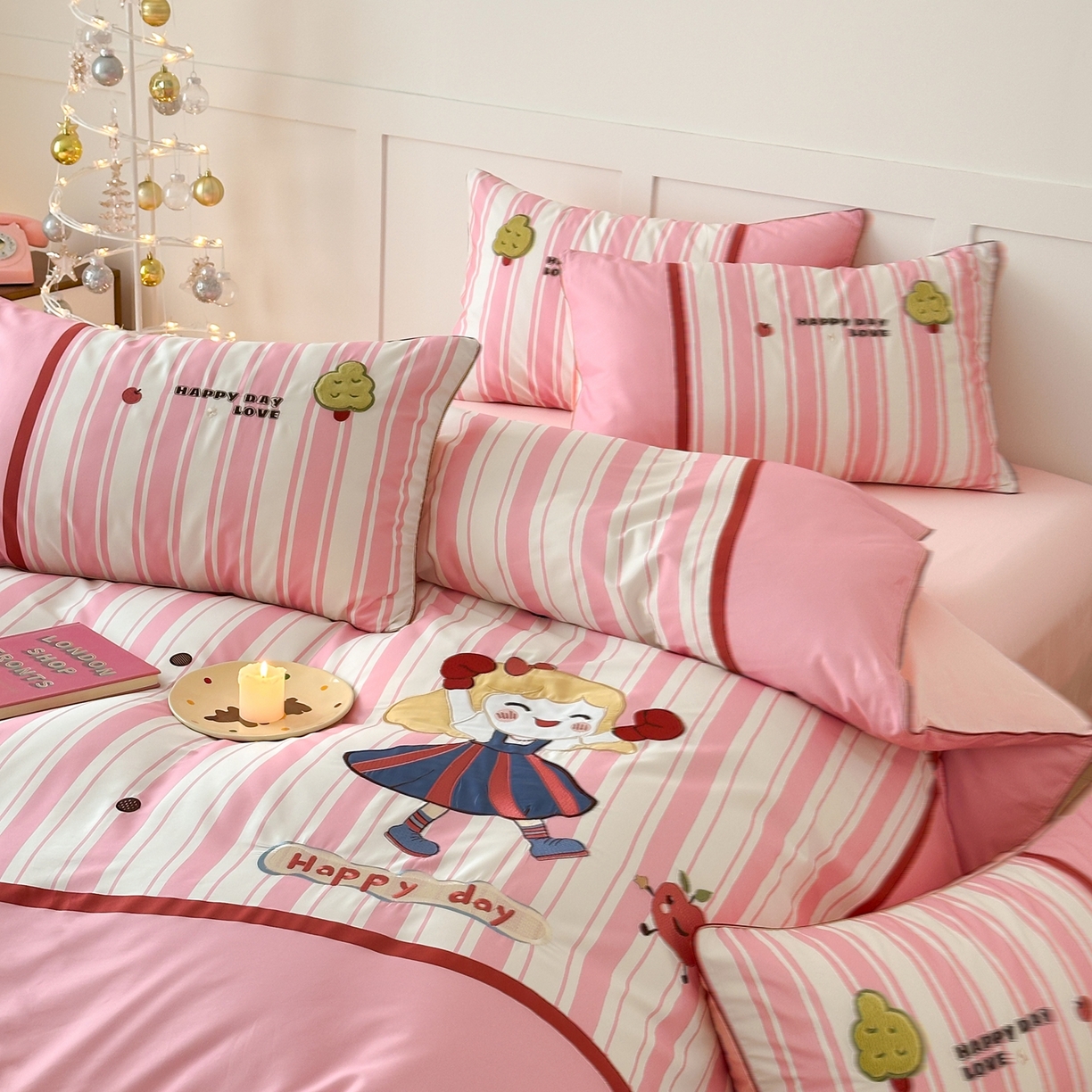 91家纺网 家纺一手货源 找家纺 （总）西西家居 2026新款100S长绒棉全棉纯棉四件套-小可爱