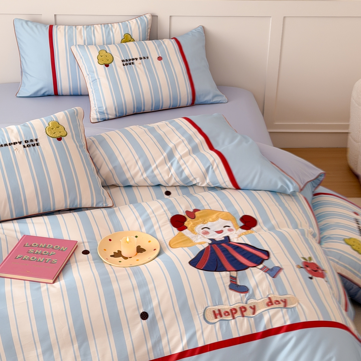 91家纺网 家纺一手货源 找家纺 （总）西西家居 2026新款100S长绒棉全棉纯棉四件套-小可爱