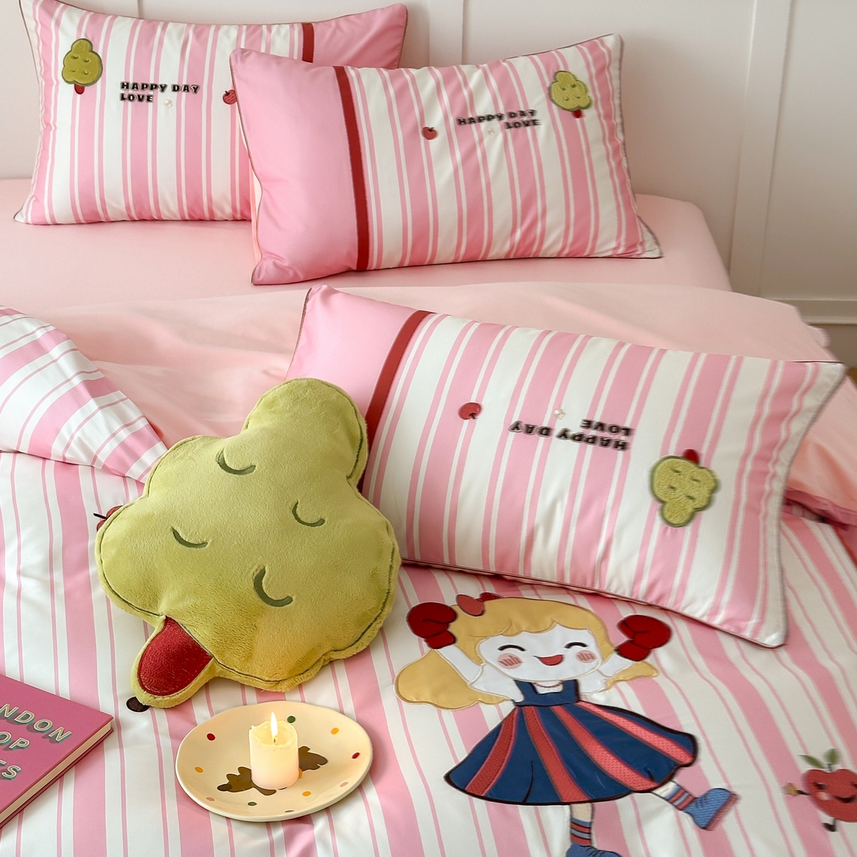 91家纺网 家纺一手货源 找家纺 （总）西西家居 2026新款100S长绒棉全棉纯棉四件套-小可爱