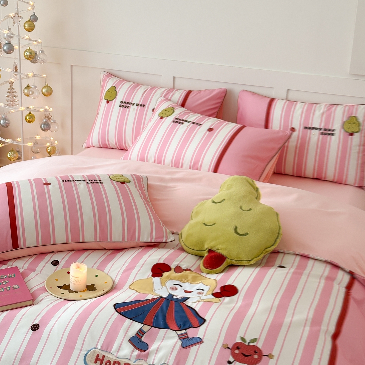 91家纺网 家纺一手货源 找家纺 （总）西西家居 2026新款100S长绒棉全棉纯棉四件套-小可爱