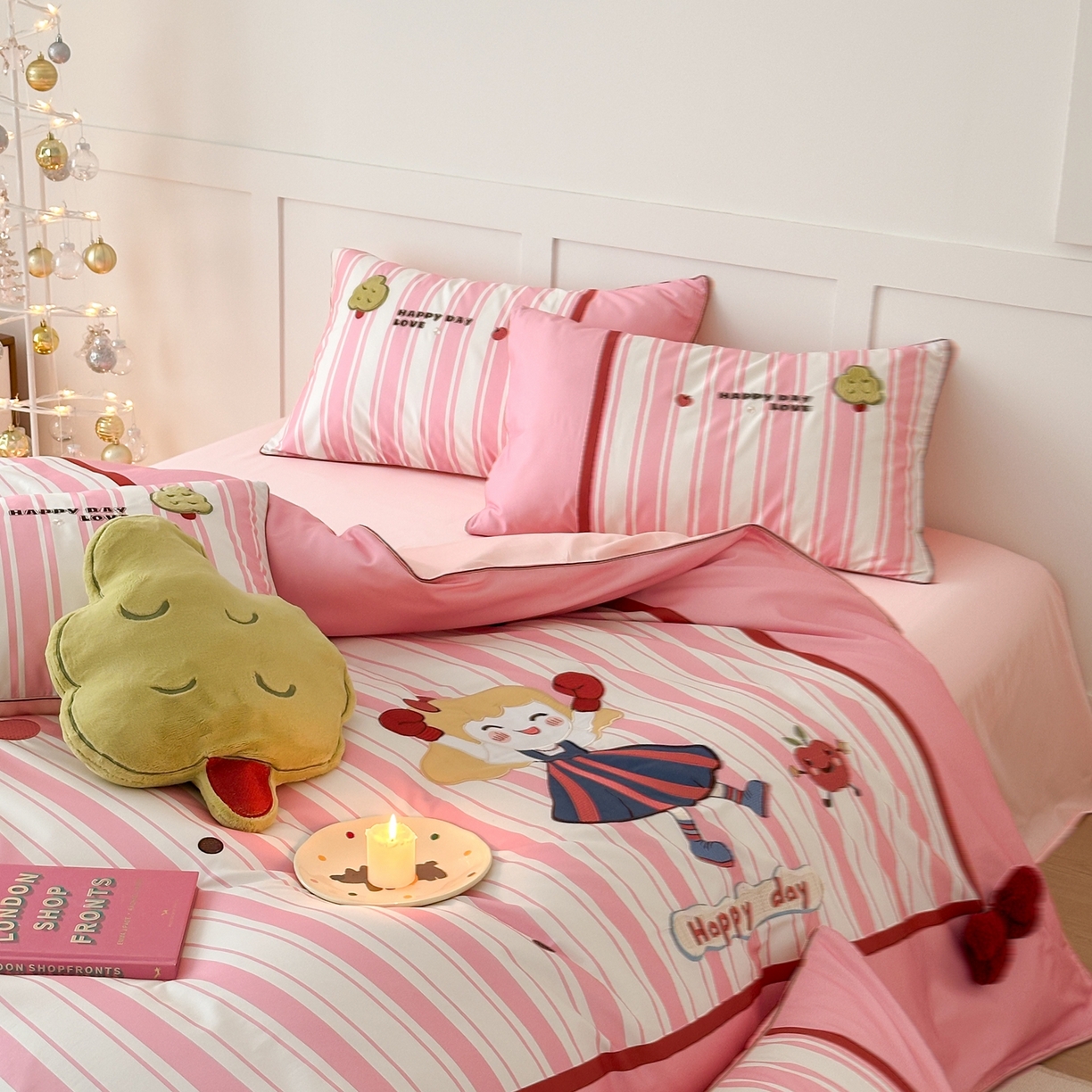 91家纺网 家纺一手货源 找家纺 （总）西西家居 2026新款100S长绒棉全棉纯棉四件套-小可爱