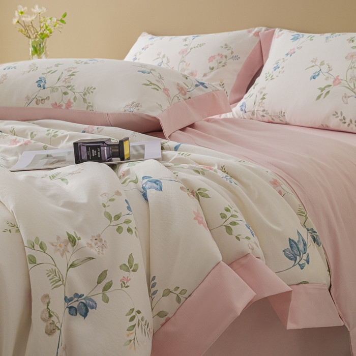 91家纺网 家纺一手货源 找家纺 柒月家居 2026新款凉感冰丝夏被空调被夏凉被 未央