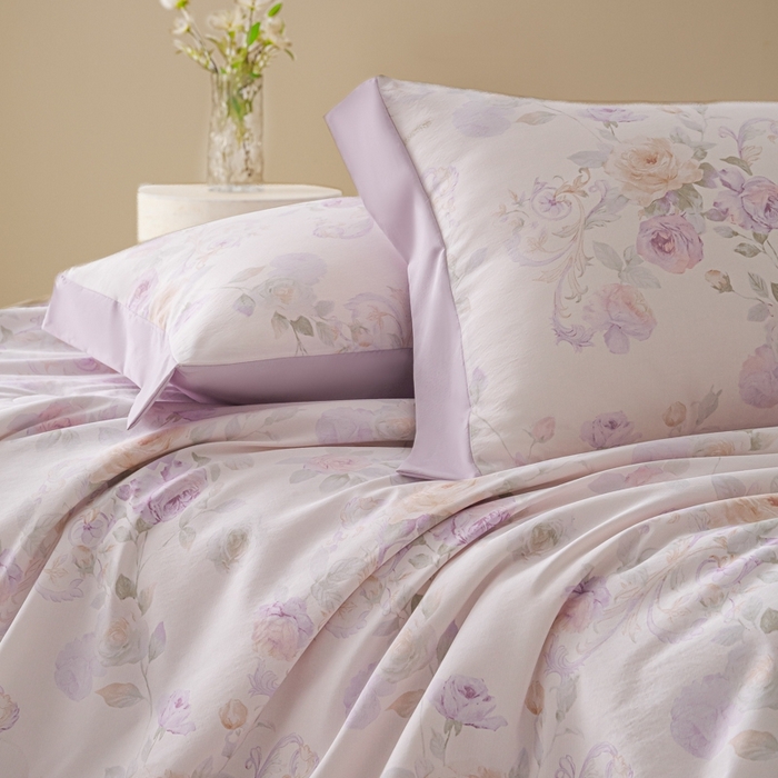 91家纺网 家纺一手货源 找家纺 柒月家居 2026新款凉感冰丝夏被空调被夏凉被 伊莉莎粉