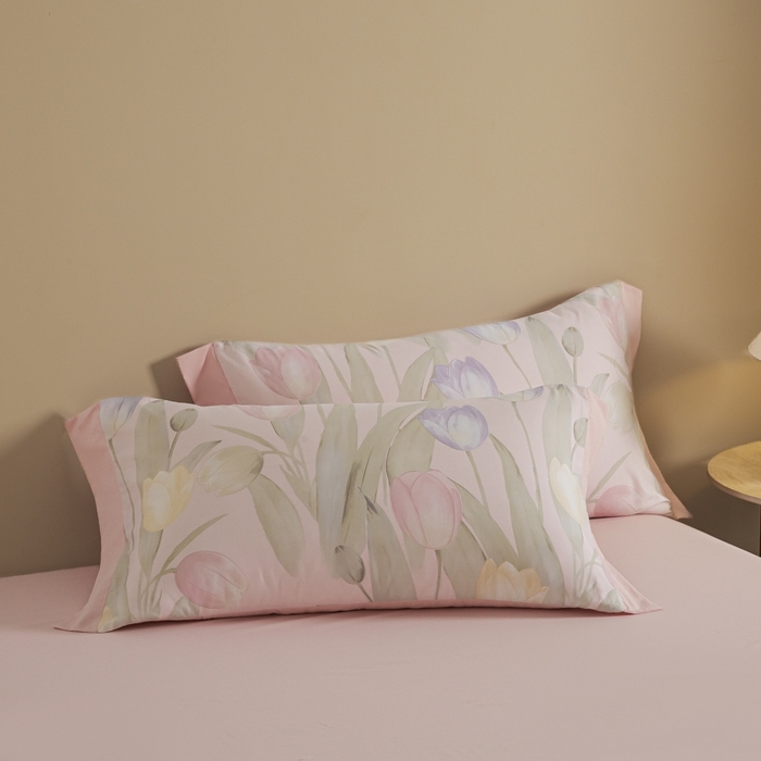 91家纺网 家纺一手货源 找家纺 柒月家居 2026新款凉感冰丝夏被空调被夏凉被 郁金香玉