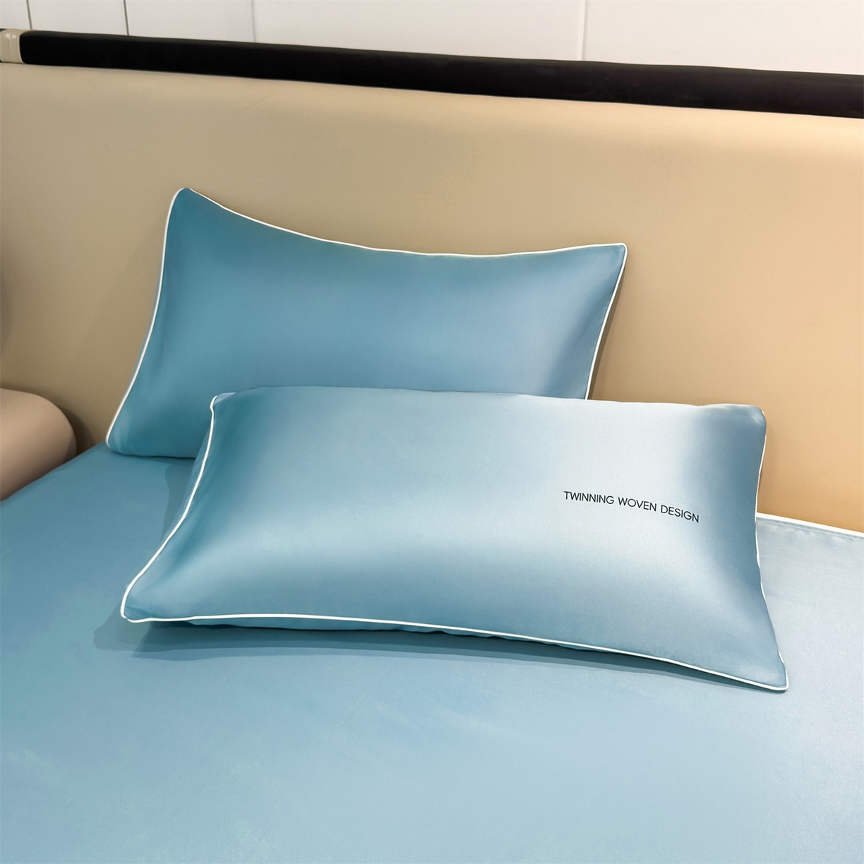 91家纺网 家纺一手货源 找家纺 招财星家纺 2026新款可水洗真丝被夏天空调被单人夏凉被冰丝夏被被子双人薄被（带质检报告买家秀） 丝语-湖蓝