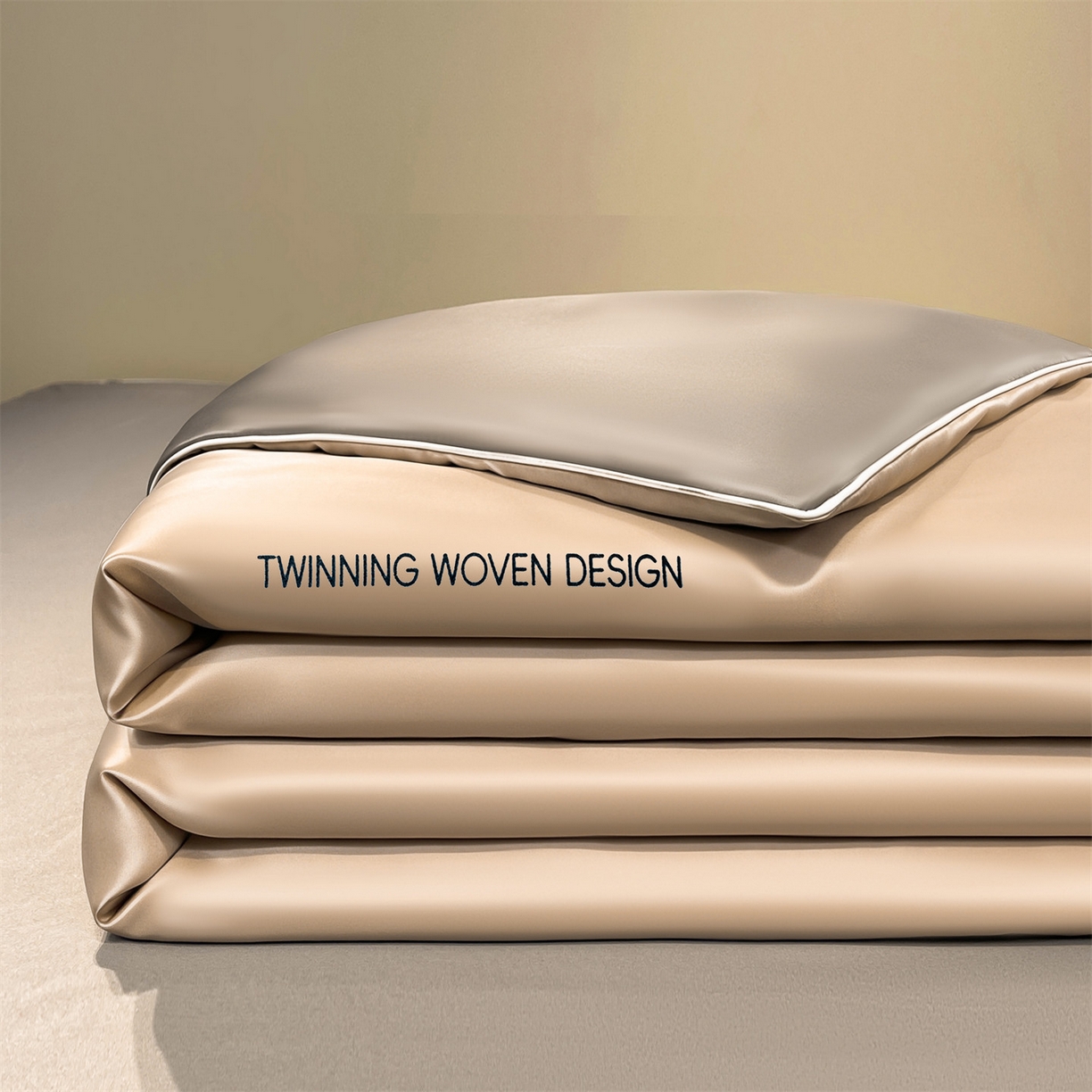 91家纺网 家纺一手货源 找家纺 招财星家纺 2026新款可水洗真丝被夏天空调被单人夏凉被冰丝夏被被子双人薄被（带质检报告买家秀） 丝语-奶咖+暖棕