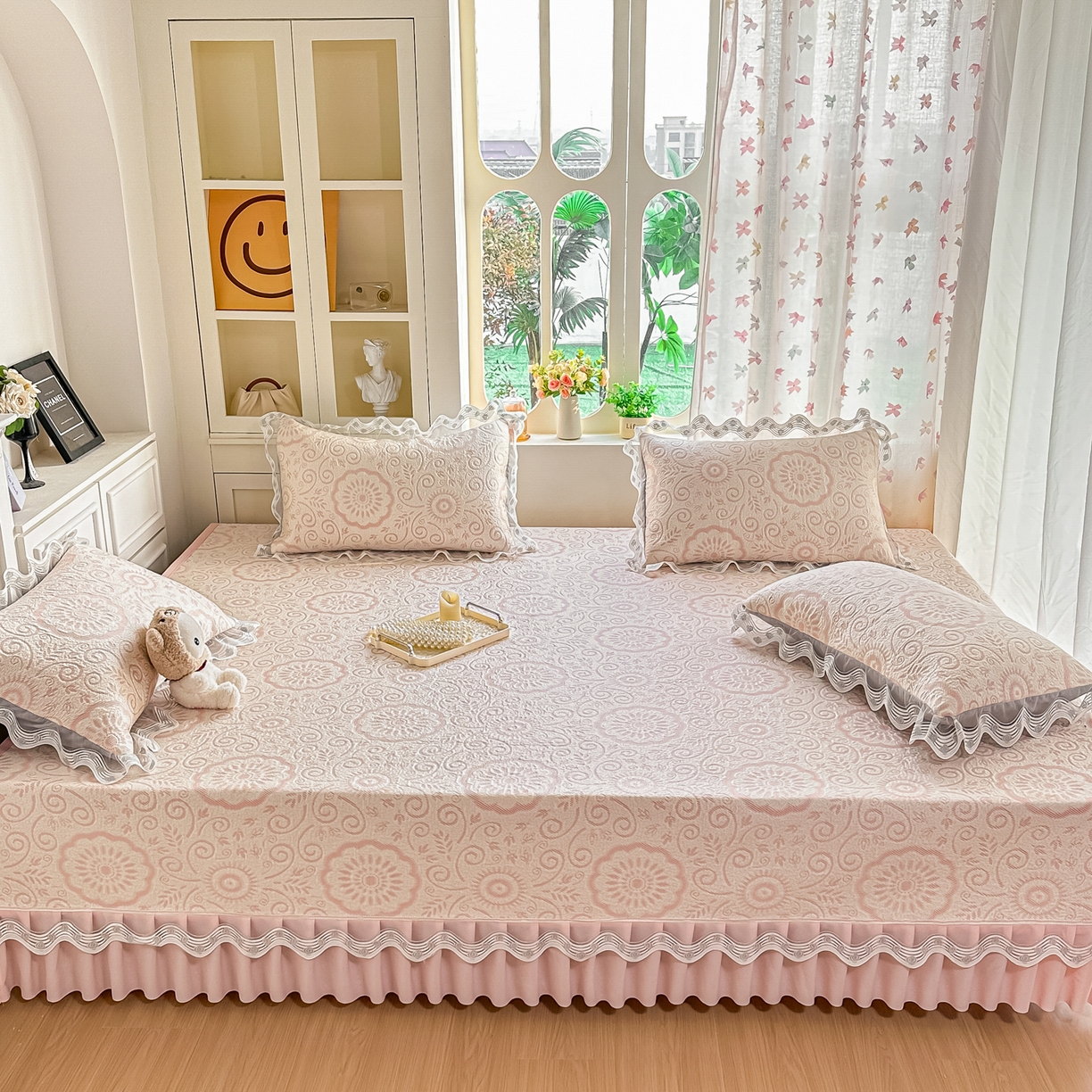 91家纺网 家纺一手货源 找家纺 （总）手艺人家纺 2026可定制炕盖榻榻米床盖大炕床单通用豆豆冰丝凉席榻榻米东北土炕（含买家秀）