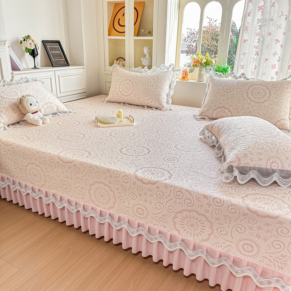 91家纺网 家纺一手货源 找家纺 （总）手艺人家纺 2026可定制炕盖榻榻米床盖大炕床单通用豆豆冰丝凉席榻榻米东北土炕（含买家秀）