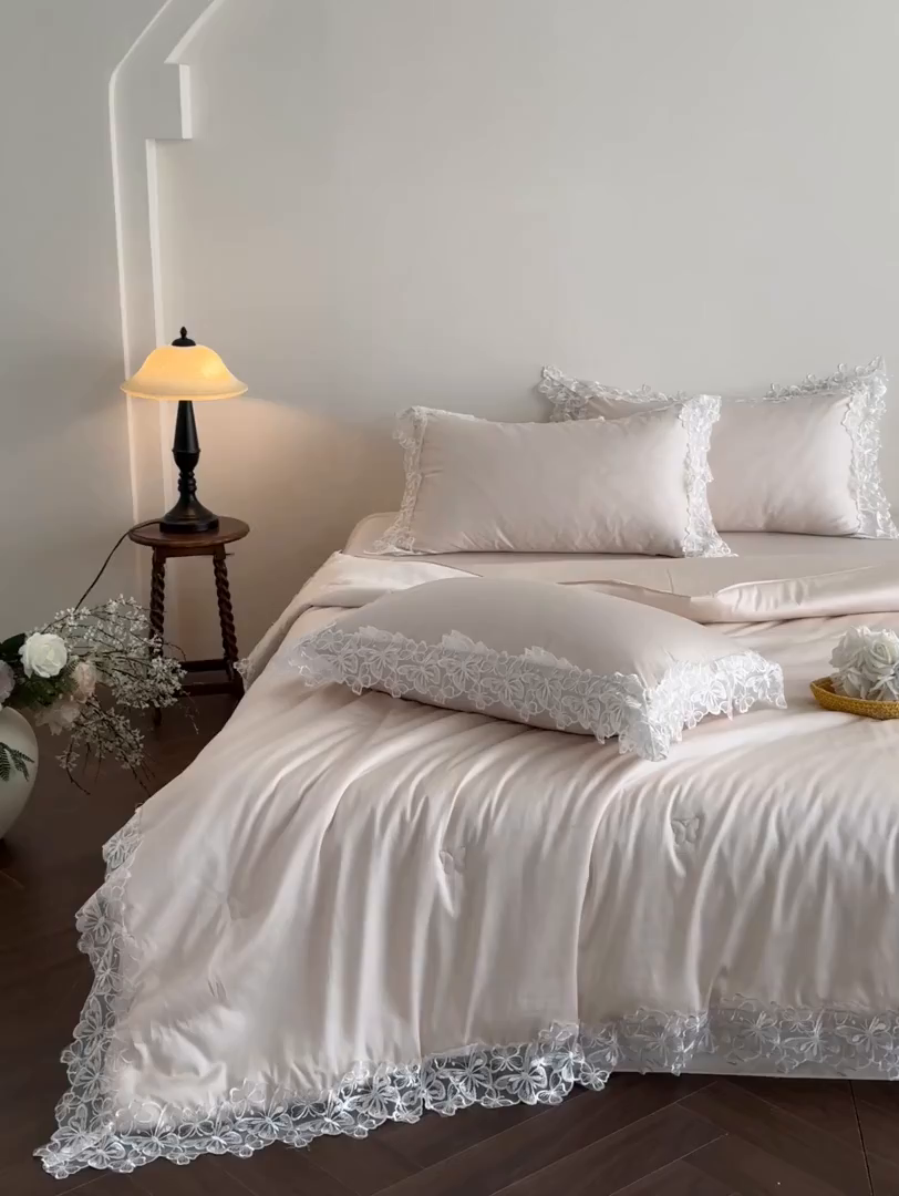 91家纺网 家纺一手货源 找家纺 （总）爱家（原缔乐家纺） 2026新款天丝夏被四件套-轻梦