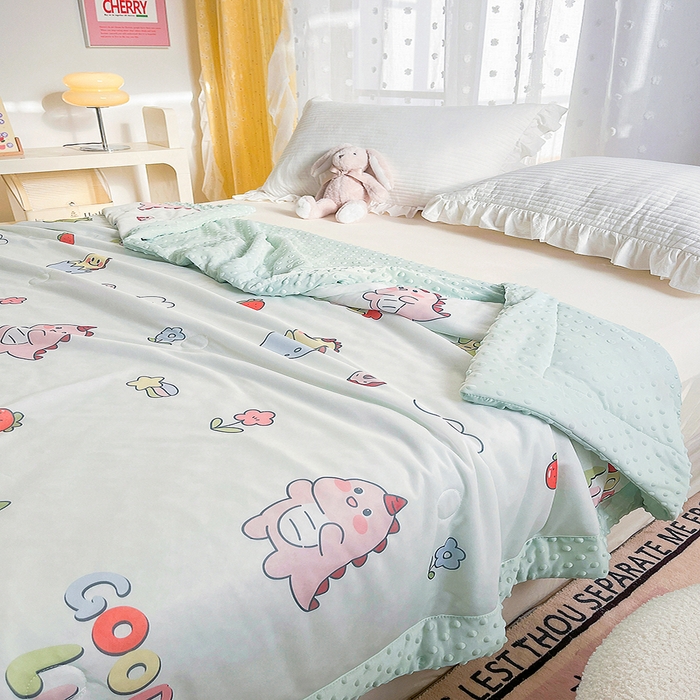 91家纺网 家纺一手货源 找家纺 （总）花满路 2026新款氨凉感丝夏被