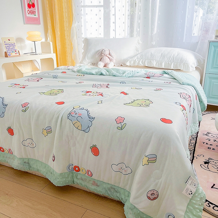 91家纺网 家纺一手货源 找家纺 （总）花满路 2026新款氨凉感丝夏被