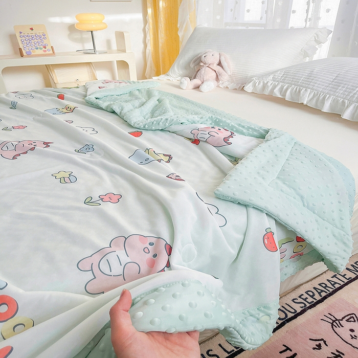 91家纺网 家纺一手货源 找家纺 （总）花满路 2026新款氨凉感丝夏被