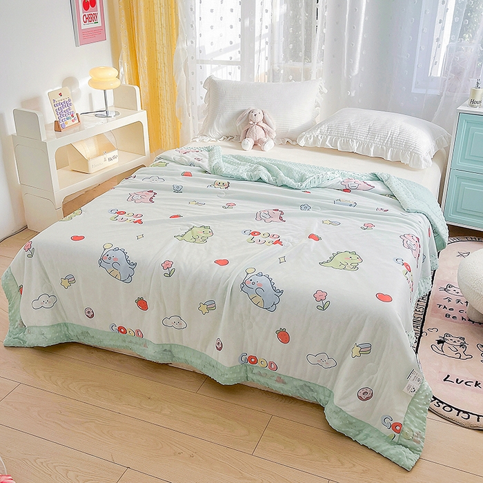 91家纺网 家纺一手货源 找家纺 （总）花满路 2026新款氨凉感丝夏被