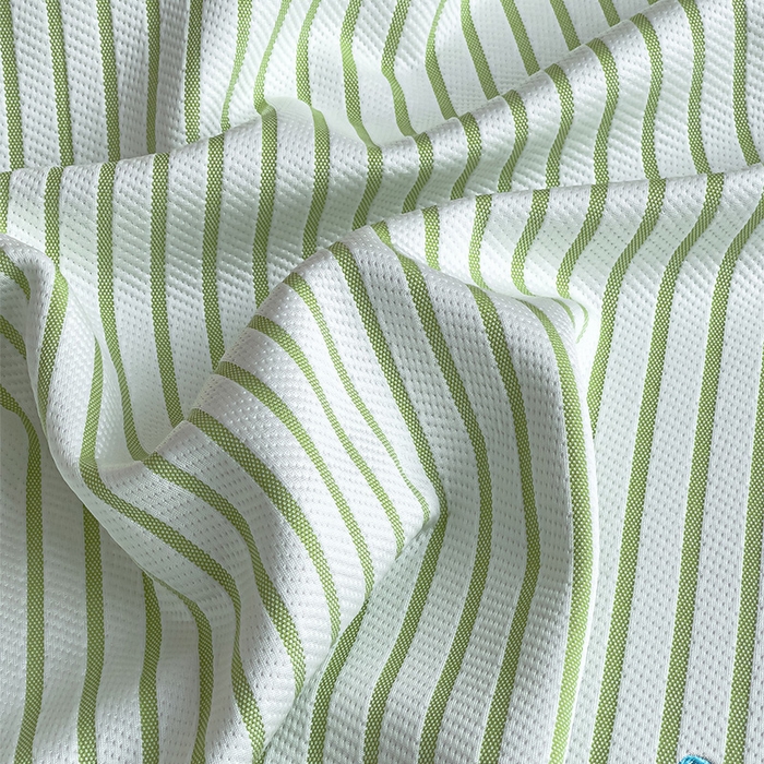 91家纺网 家纺一手货源 找家纺 炫拼家纺 2026新款A类凉豆豆提花条纹卡通刺绣床笠席 条纹-气泡女孩