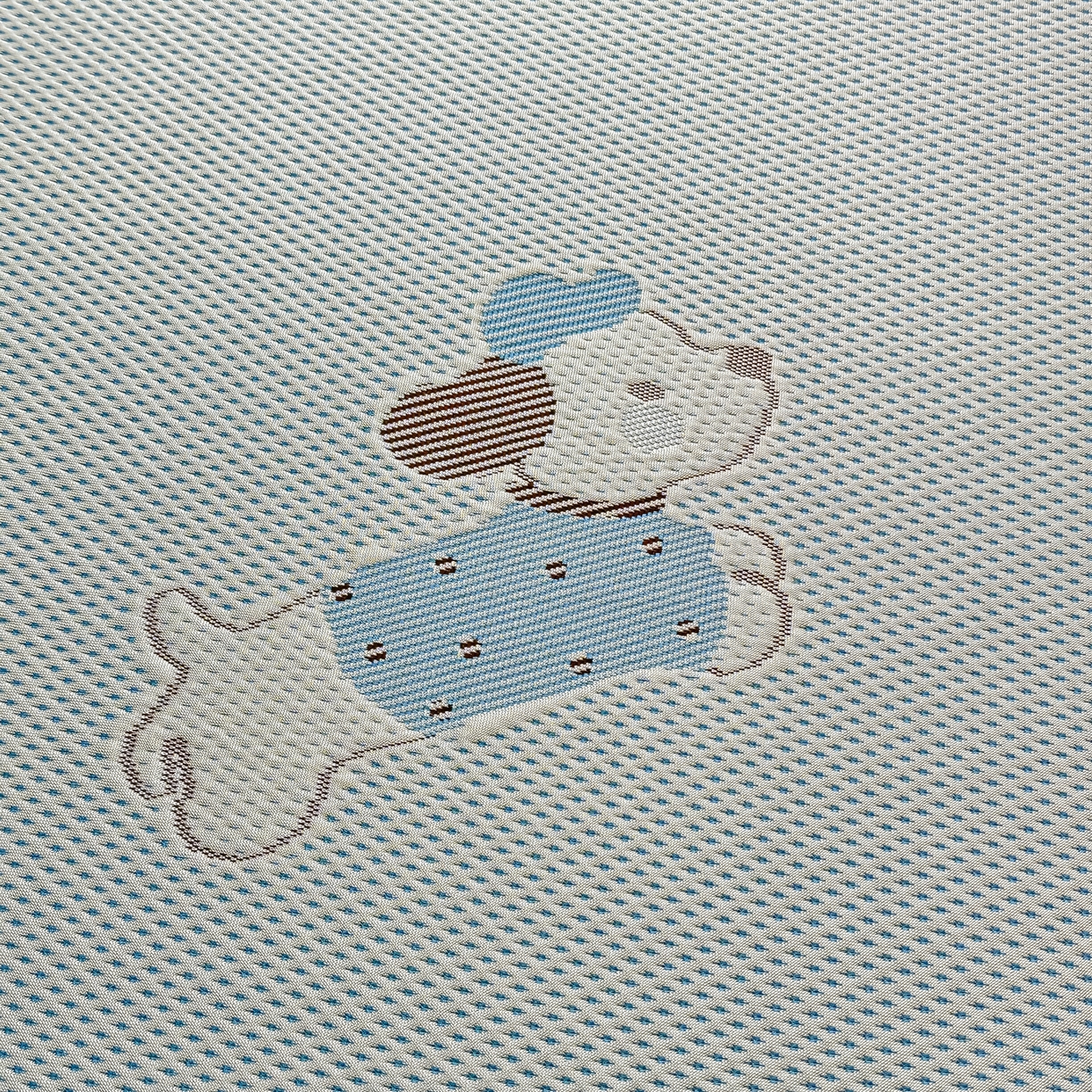 91家纺网 家纺一手货源 找家纺 手艺人家纺 2026可定制炕盖榻榻米床盖大炕床单通用豆豆冰丝凉席榻榻米东北土炕（含买家秀） 清爽福狗蓝