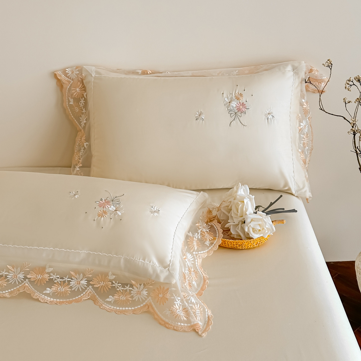 91家纺网 家纺一手货源 找家纺 爱家（原缔乐家纺） 2026新款天丝夏被四件套-轻梦 轻梦-奶昔白