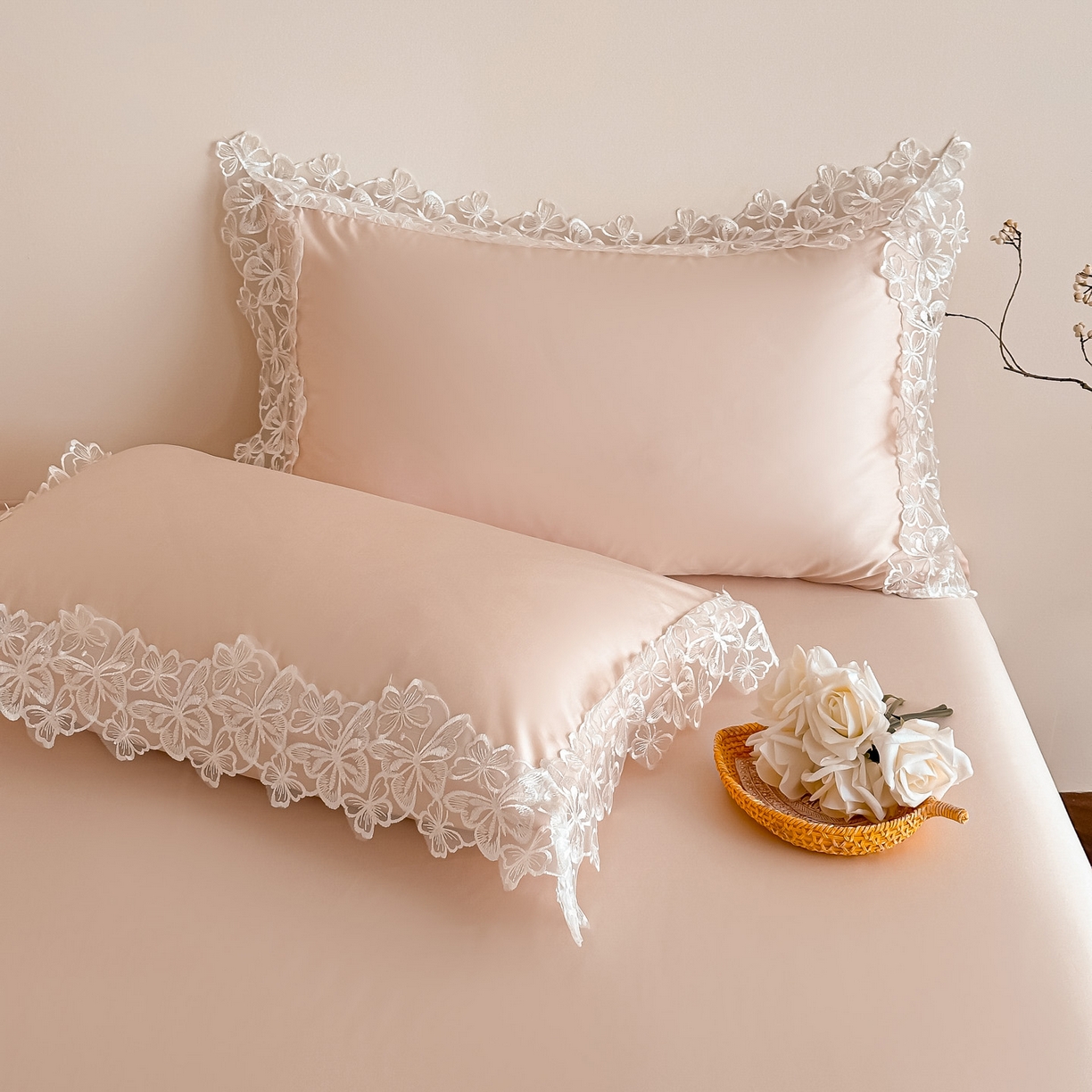 91家纺网 家纺一手货源 找家纺 爱家（原缔乐家纺） 2026新款天丝夏被四件套-轻梦 婉栀-公主粉