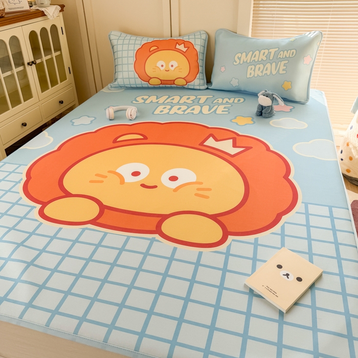 91家纺网 家纺一手货源 找家纺 （总）潮邦创意家居 2026新款A类小冰皮软席油光冰丝席-巴波布布系列【含A类检测报告】