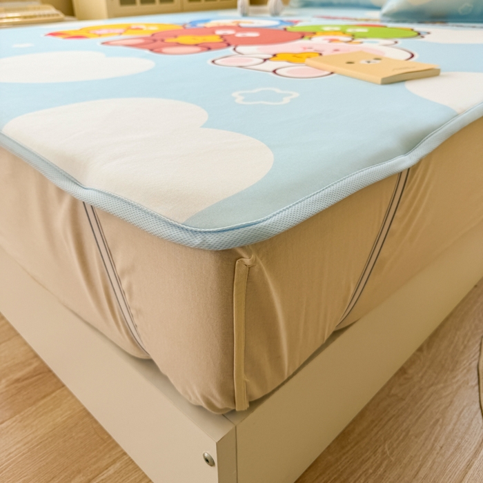 91家纺网 家纺一手货源 找家纺 潮邦创意家居 2026新款A类小冰皮软席油光冰丝席-巴波布布系列【含A类检测报告】 啵啵团