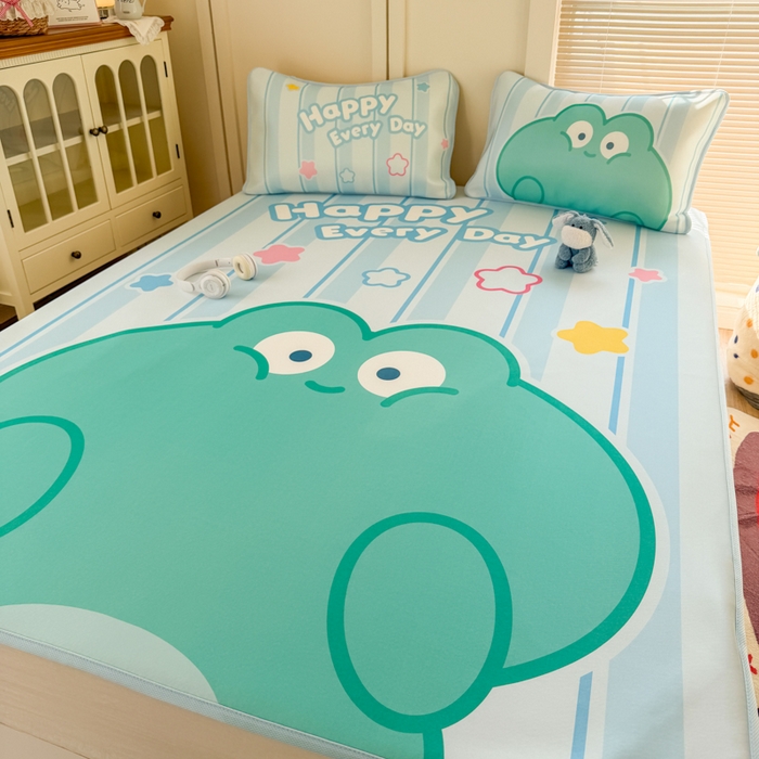 潮邦创意家居 2026新款A类小冰皮软席油光冰丝席-巴波布布系列【含A类检测报告】 布布安安