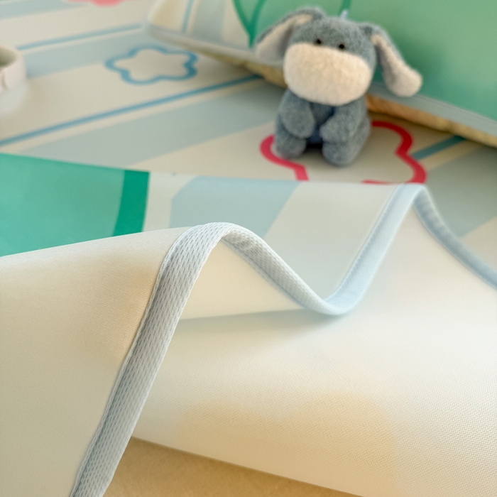 91家纺网 家纺一手货源 找家纺 潮邦创意家居 2026新款A类小冰皮软席油光冰丝席-巴波布布系列【含A类检测报告】 布布安安