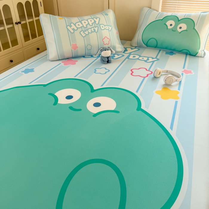 91家纺网 家纺一手货源 找家纺 潮邦创意家居 2026新款A类小冰皮软席油光冰丝席-巴波布布系列【含A类检测报告】 布布安安