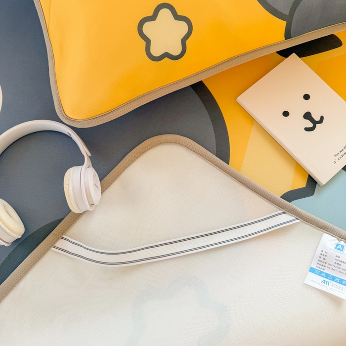 91家纺网 家纺一手货源 找家纺 潮邦创意家居 2026新款A类小冰皮软席油光冰丝席-巴波布布系列【含A类检测报告】 布布啵啵