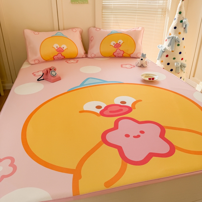 91家纺网 家纺一手货源 找家纺 潮邦创意家居 2026新款A类小冰皮软席油光冰丝席-巴波布布系列【含A类检测报告】 布布茨茨