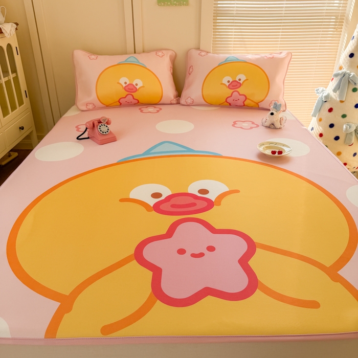 91家纺网 家纺一手货源 找家纺 潮邦创意家居 2026新款A类小冰皮软席油光冰丝席-巴波布布系列【含A类检测报告】 布布茨茨