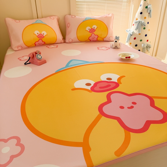 91家纺网 家纺一手货源 找家纺 潮邦创意家居 2026新款A类小冰皮软席油光冰丝席-巴波布布系列【含A类检测报告】 布布茨茨