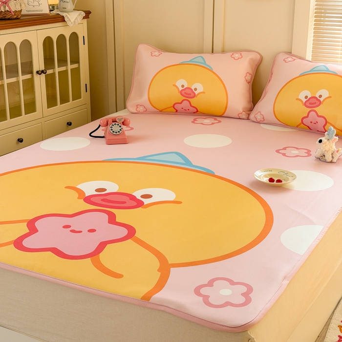 91家纺网 家纺一手货源 找家纺 潮邦创意家居 2026新款A类小冰皮软席油光冰丝席-巴波布布系列【含A类检测报告】 布布茨茨