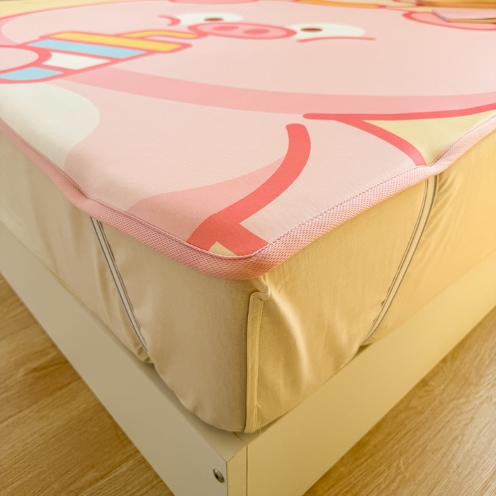 91家纺网 家纺一手货源 找家纺 潮邦创意家居 2026新款A类小冰皮软席油光冰丝席-巴波布布系列【含A类检测报告】 布布朵朵