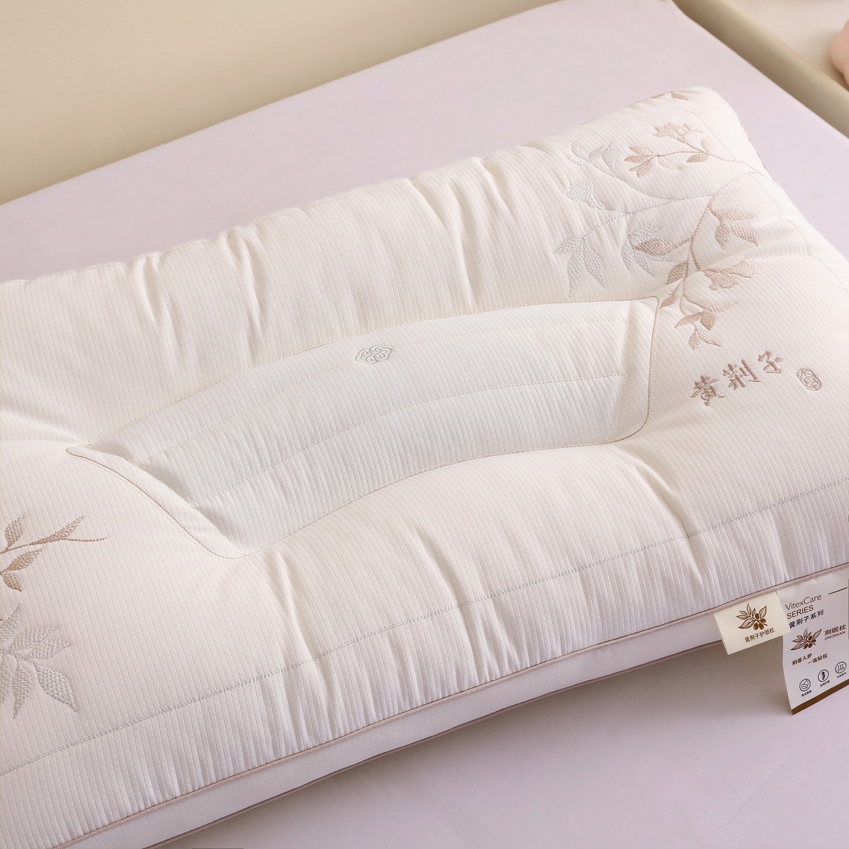 91家纺网 家纺一手货源 找家纺 （总）云熙枕业 2026新款黄荆子护颈枕枕头枕芯