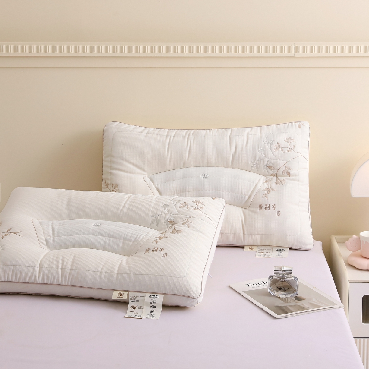 91家纺网 家纺一手货源 找家纺 （总）云熙枕业 2026新款黄荆子护颈枕枕头枕芯