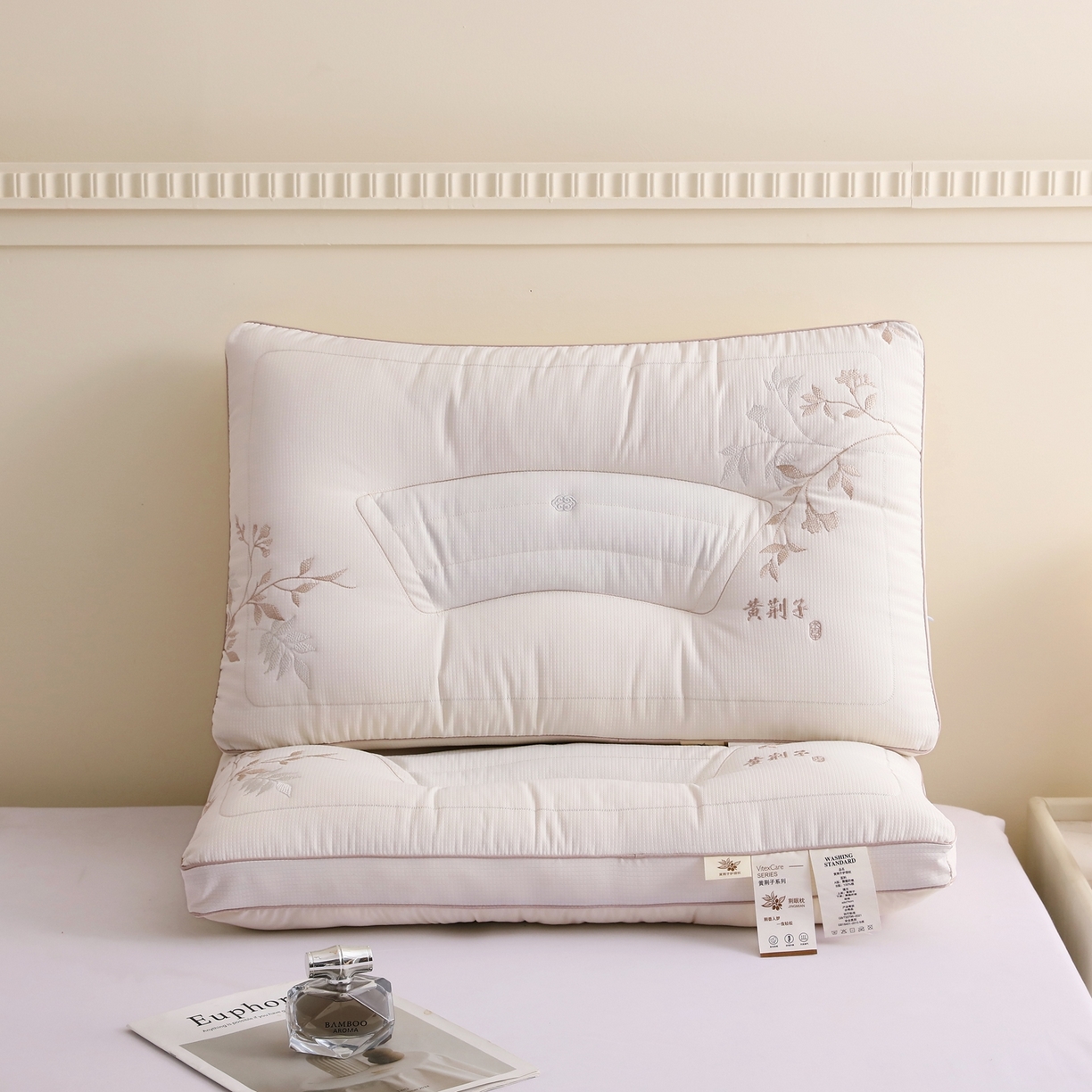 91家纺网 家纺一手货源 找家纺 （总）云熙枕业 2026新款黄荆子护颈枕枕头枕芯