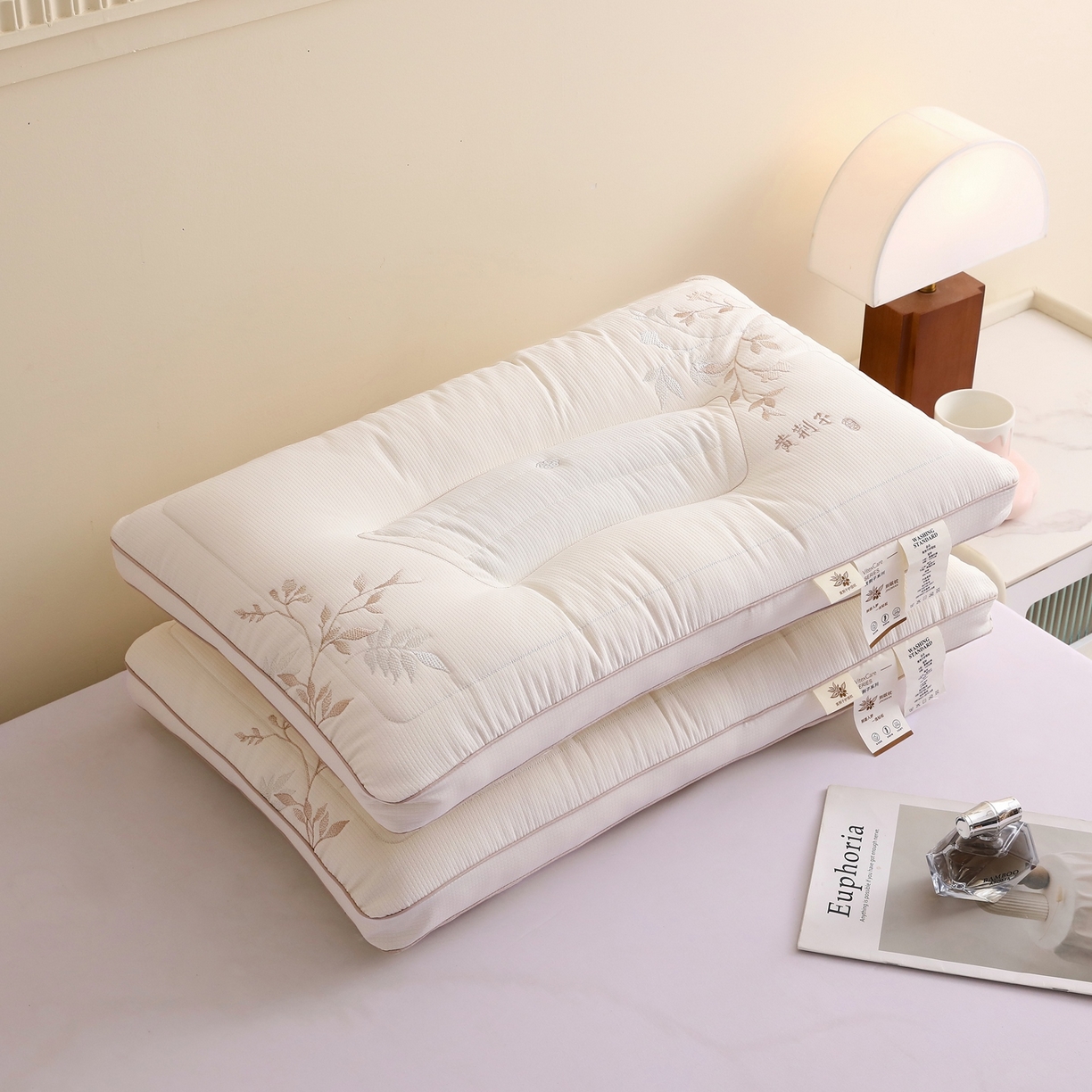 91家纺网 家纺一手货源 找家纺 （总）云熙枕业 2026新款黄荆子护颈枕枕头枕芯